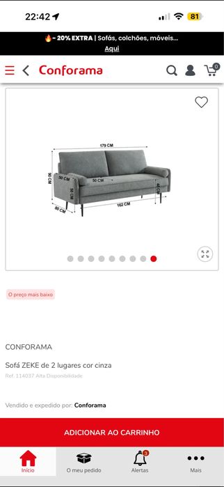 sofá + duas poltronas com 4 almofadas