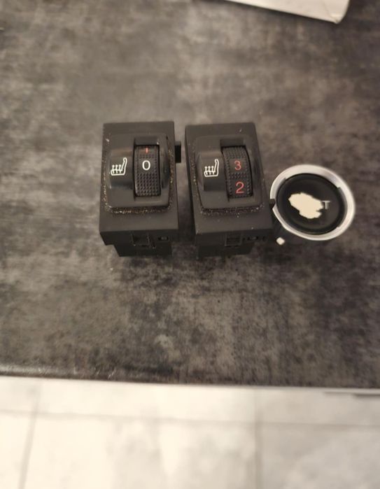 Przełączniki do grzania foteli z obramówką peugeot 508