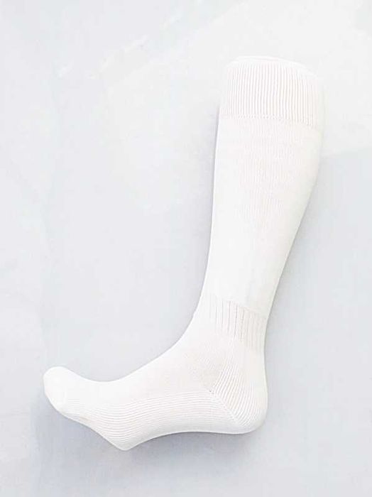 SZERMIERKA Getry Skarpety sportowe gładkie BIAŁE uniwersalne r 42 - 44