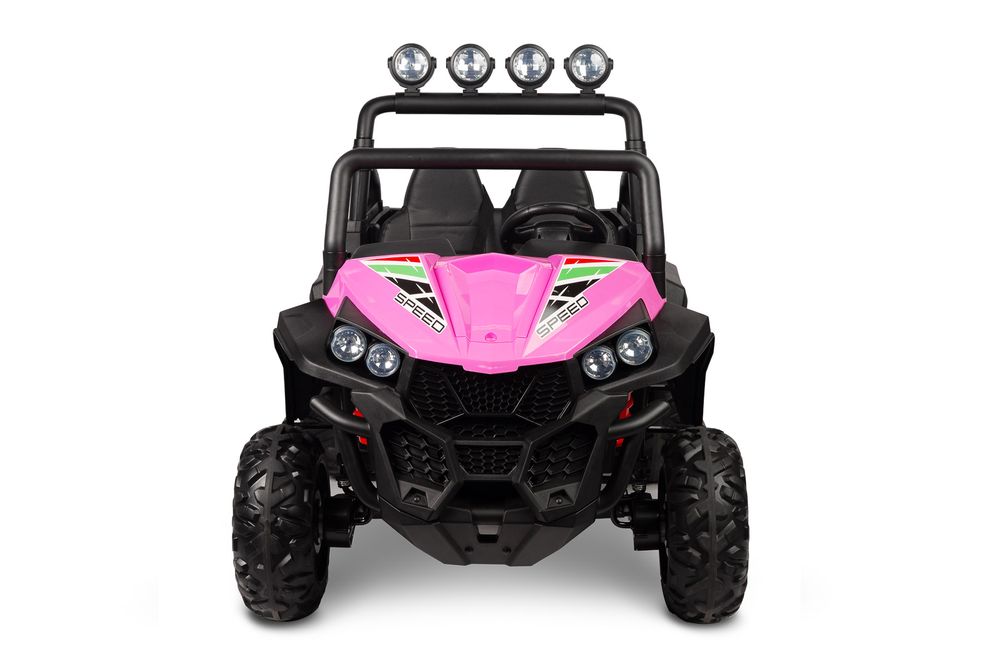 Różowy Buggy 24V 4x4 na Akumulator dla Dzieci 4x45W,pilot,Bluetooth