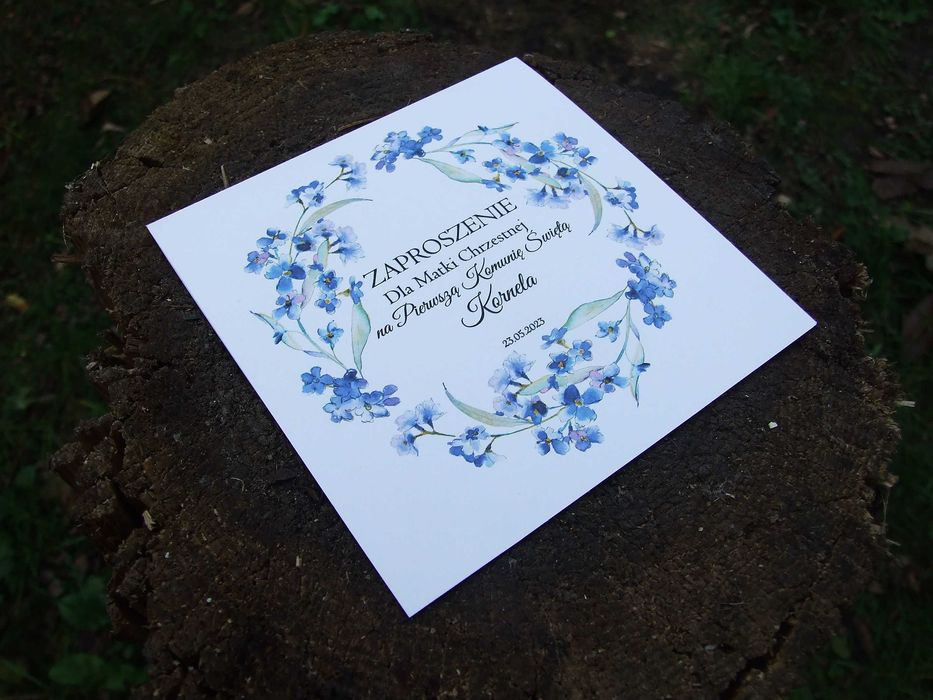 Zaproszenie I komunia święta 2026