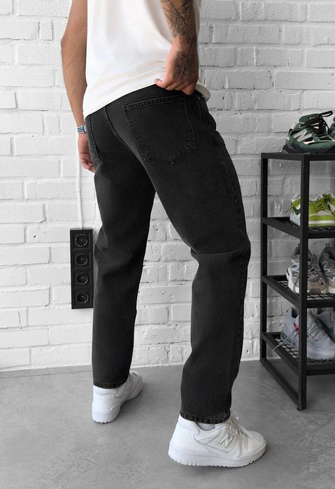 Джинси Staff, джинси чоловічі, джинси чоловічі темно-сірі