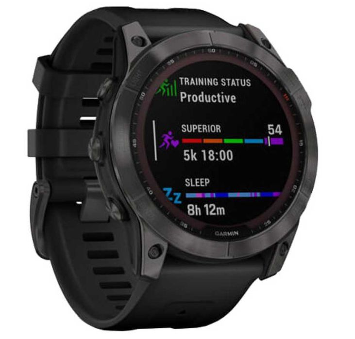 Смарт-годинник Garmin Fenix 7X 51mm Sapphire Solar Carbon 010-02541-10