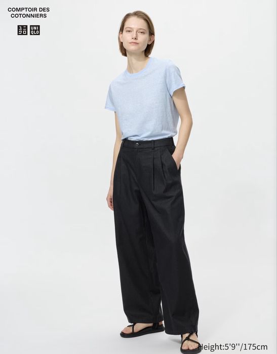 Нові лляні брюки UNIQLO × Comptoir des Cotonniers, розмір L