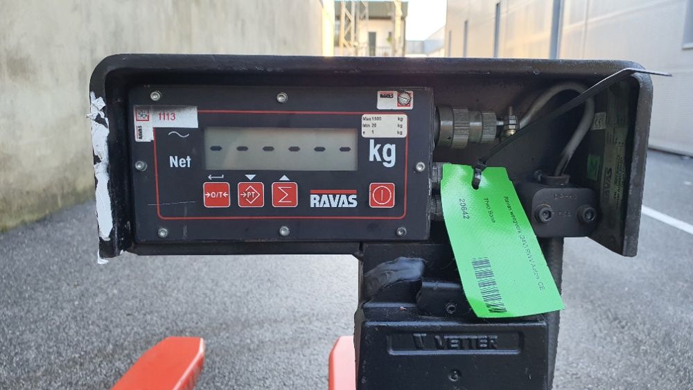 Balança Ravas max.1500kg min.2kg