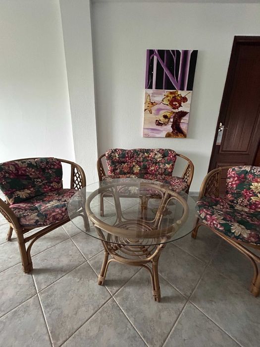 Conjunto Sala em Vime – 4 Peças