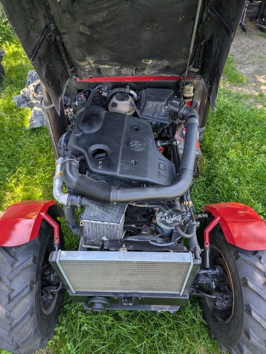 Саморобний міні трактор 4×4 1.9TDI