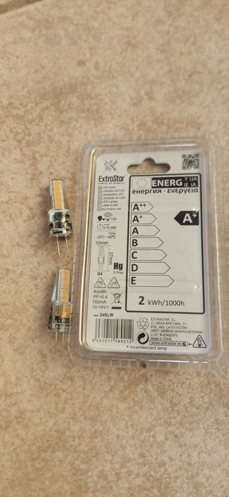 3 Lâmpadas LED G4 Novas