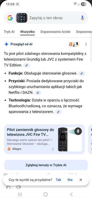 Pilot do telewizora Grundig
