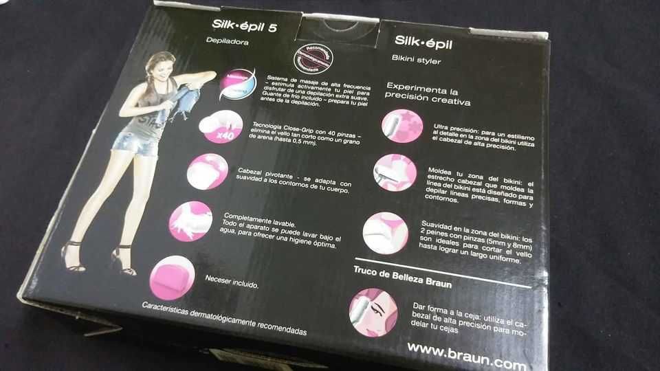 Depiladora Braun Silk-Épil 5 (+ depiladora linha bikini)