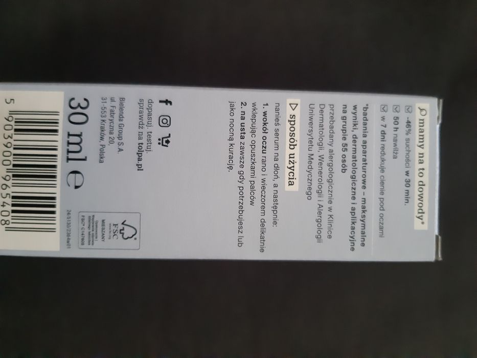 Tołpa serum oczy i usta witamina E Nowe