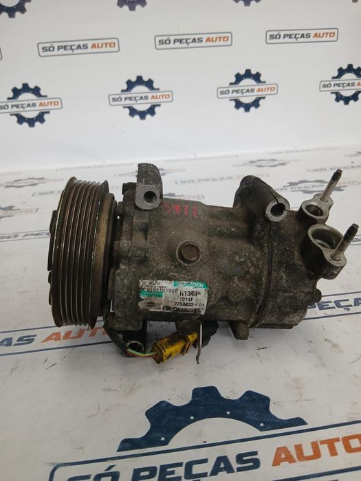 COMPRESSOR AC PEUGEOT 5008 1.6HDI 109CV , REF: 2758433-01 - SD6V12