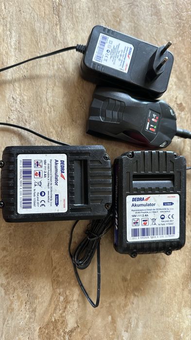 2x aku i ładowarka do dedra DED7885B