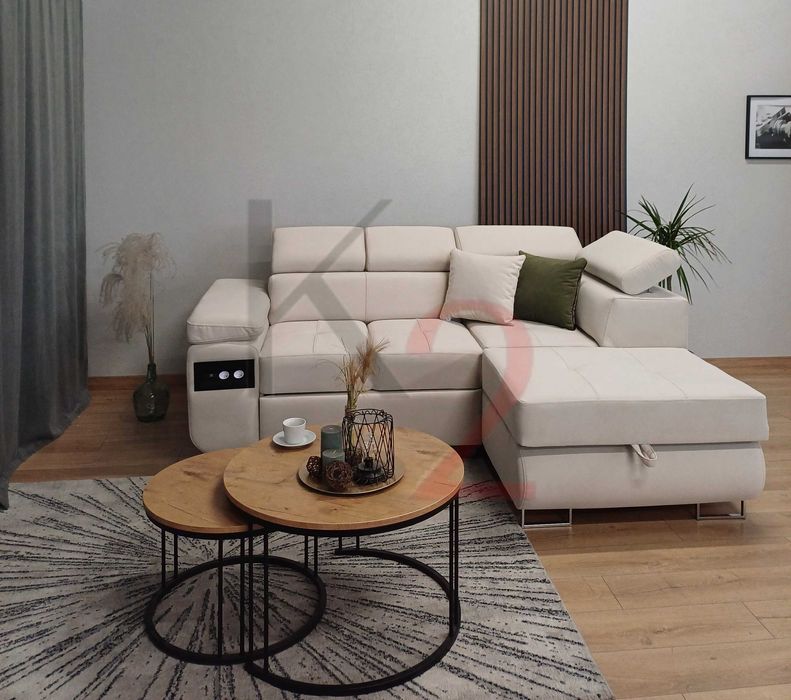 Narożnik ARTEON narożnik rogówka USB kanapa POD WYMIAR +GRATIS