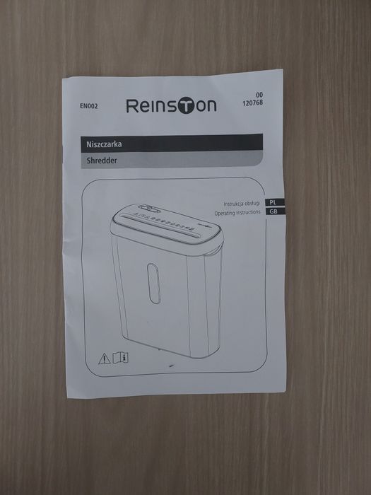 Destruidor de Documentos Reinston 6x A4 – Escritório / Casa