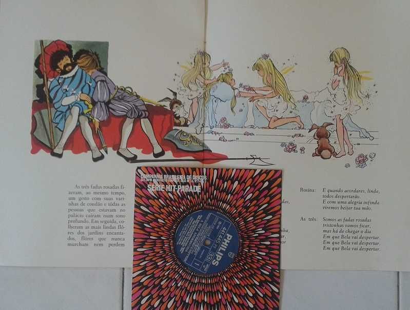 Discos de vinil EPs / Singles e Livros de Histórias com vinil