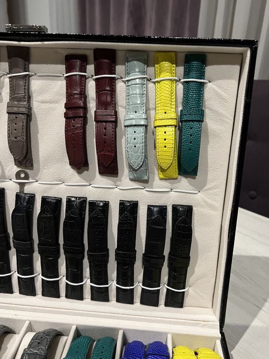 Ремешок из кожи крокодила для наручных часов