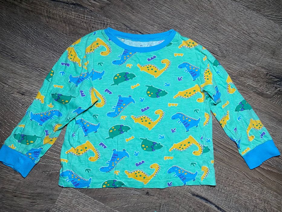 бавовняна піжама з динозавриками хлопчику 3-4р.комплект кофта штани