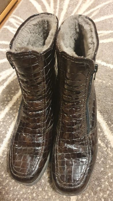 Botki damskie skórzane ARA rozm 39
