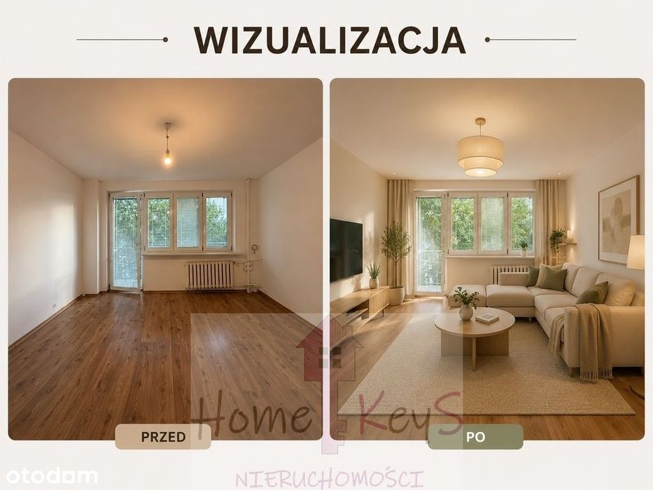 3 pokoje | Balkon | Zielone osiedle