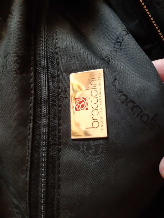 Сумка braccialini кожаная кожа оригинал