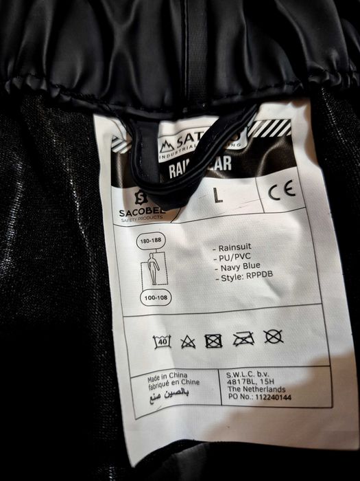 Fato de chuva Satexo - Sacobel