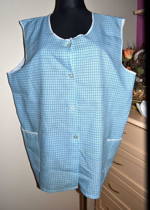 1^   letnia krótka płócienna podomka szlafrok 50/52