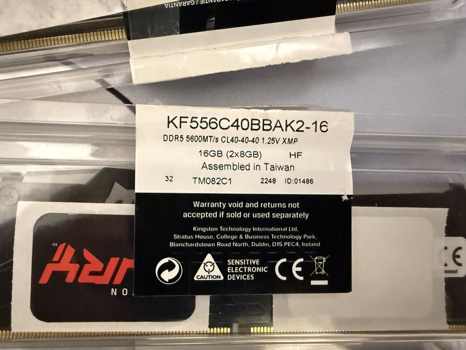 Kingston Fury DDR5 32 GB (4x8) 5600 MHz RGB beast (ОЗУ оперативка ОЗП)