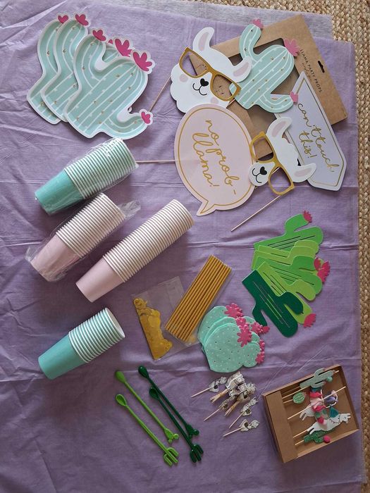 KIT Aniversário "Lamas e Catos"