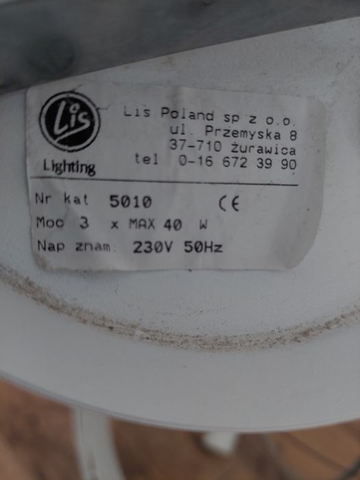 Komplet 2 lamp metal. Cena sklep około 300 zl/ szt
