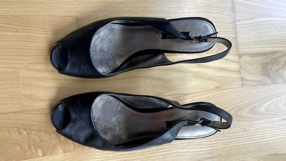 Sandały skóra, skórzane firmy  Ecco rozm. 39