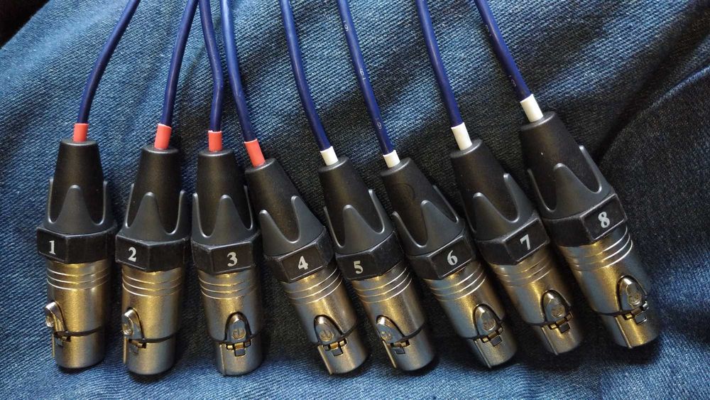 Cabos XLR, DMX, powercon, schucko, Harting, Link LK
