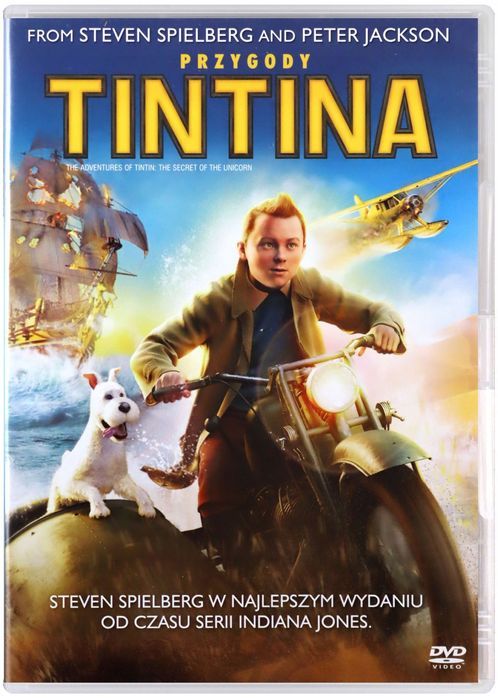 Film Przygody Tintina Płyta Dvd