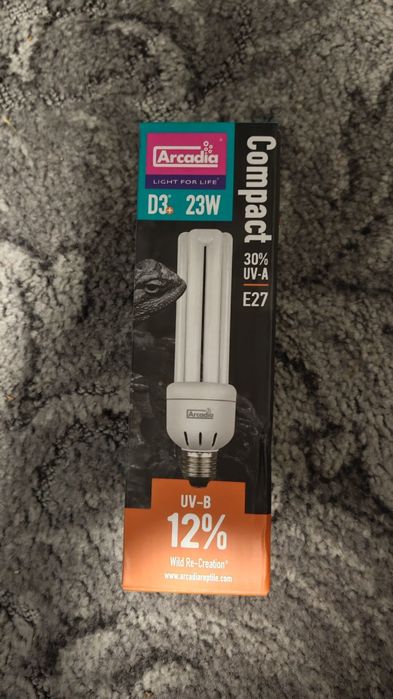 Arcadia E27 D3+ 12% UVB для рептилій