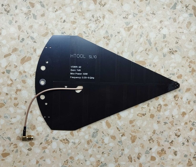 Антена логоперіодична широкосмугова 50MHz-6GHz HTOOL SL10