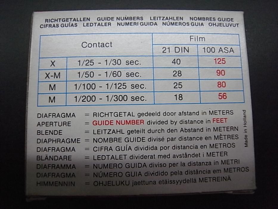 fotografia flash bulbs