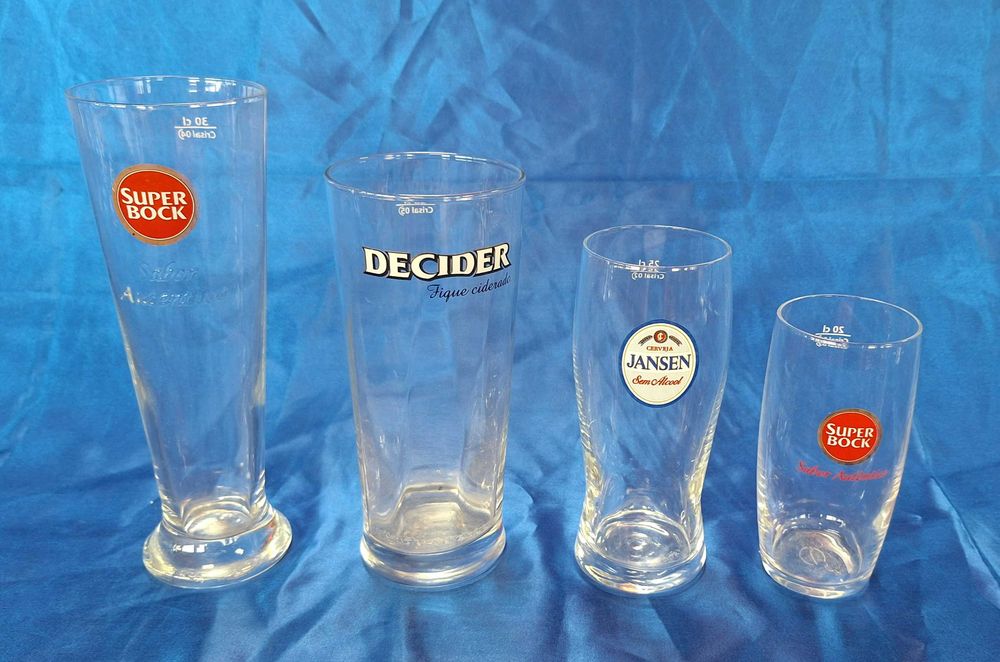 Canecas de Cerveja, Tulipas e Copos Imperial / Fino