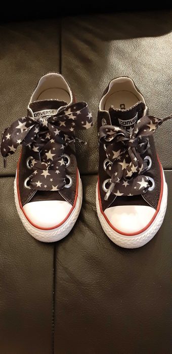 Grafitowe trampki Converse r.31