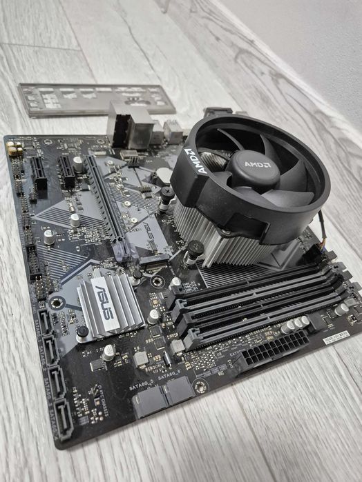 AM4 сет з графікою VEGA11 > Ryzen 5 3400G+плата ASUS B450 mATX.TradeIN