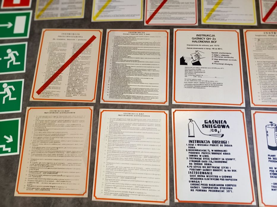 Tablice BHP informacyjne