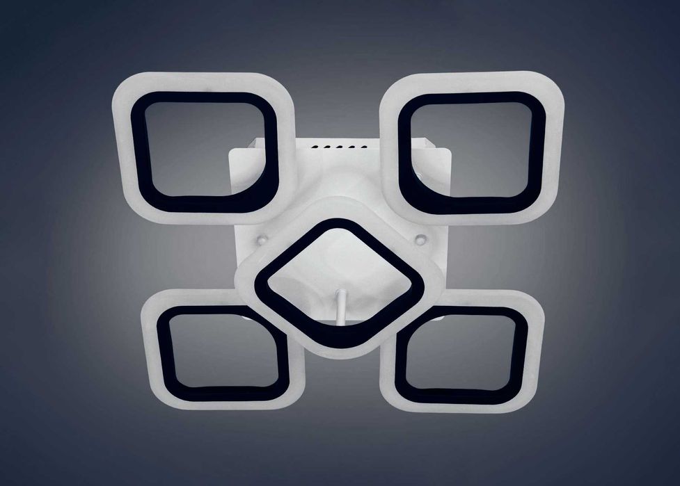 Led060/4+1S 50Вт без підсвіткти люстра смарт світильник з пультом