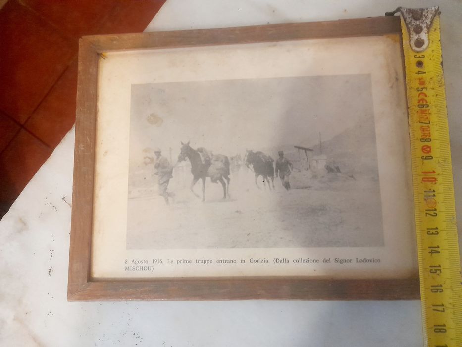 Fotografia em Quadro Antiga Primeira Guerra Mundial