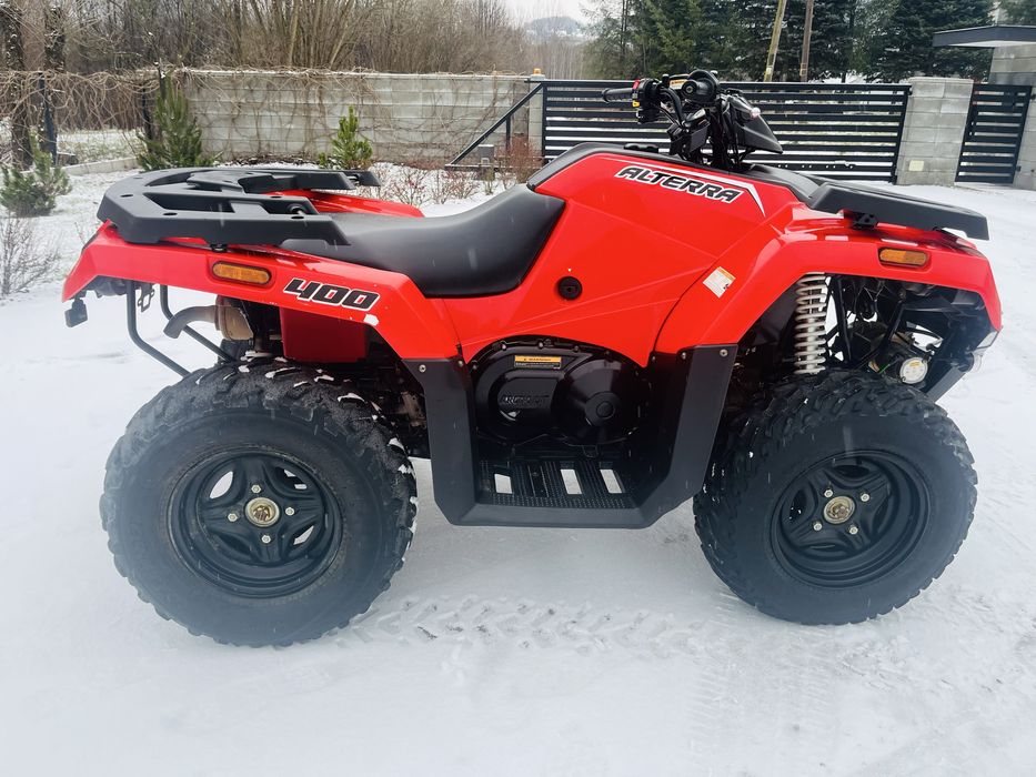Arctic cat 400 alterra 2020 super stan naped 4x4 quad can am polaris