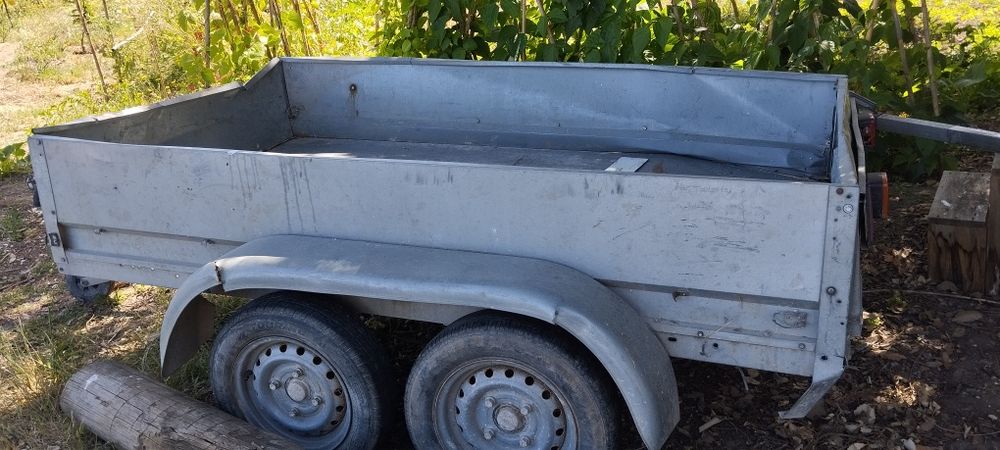 Atrelado dois eixos com suspensão chapa de fabricante
