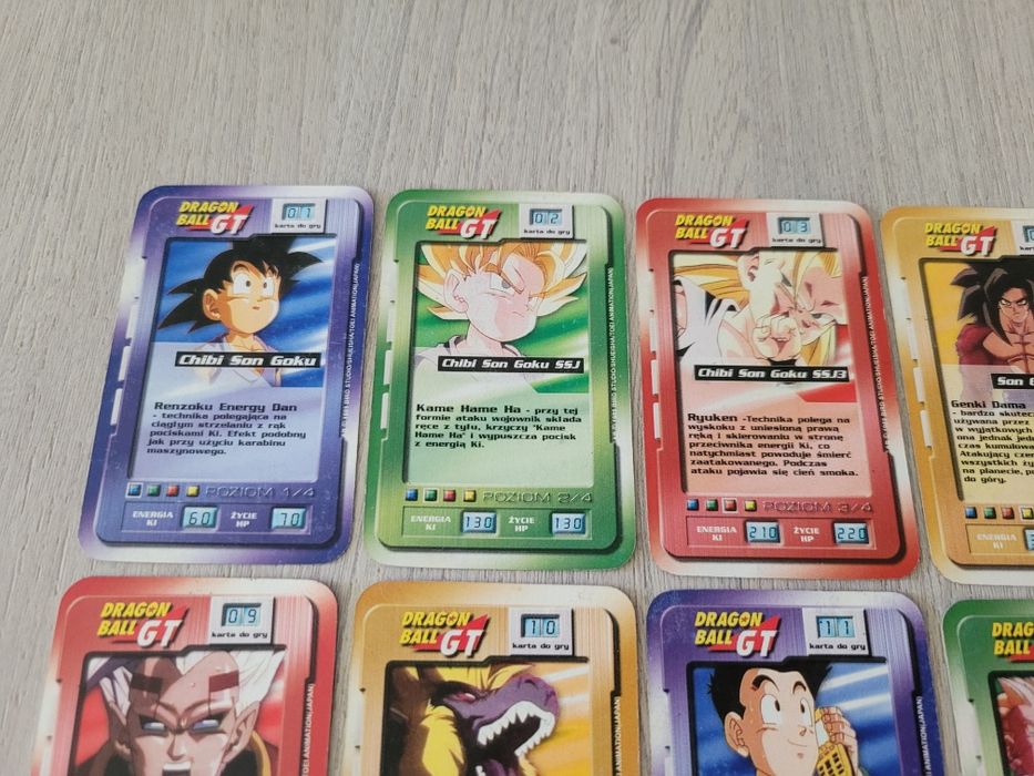 Karty Dragon Ball Chio - 16/16 GT do gry