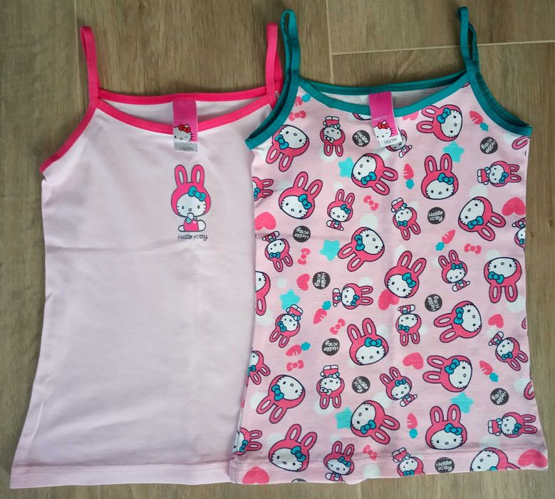 Camisolas interiores de alcinhas novas - tamanho 5/6 anos