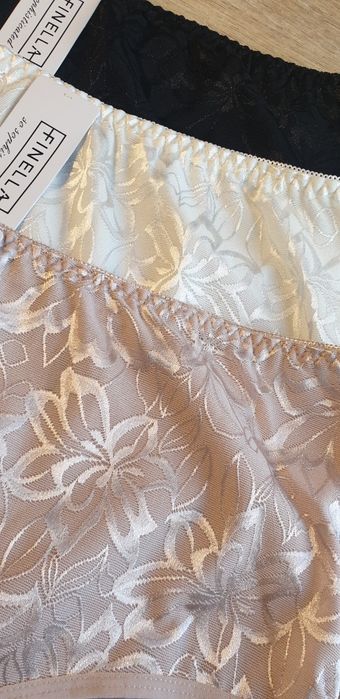 3×Damskie majtki figi z wysokim stanem 4XL bawełniane