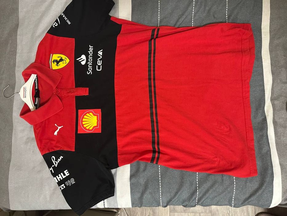 Оригинальное мужское поло Puma x Scuderia Ferrari F1 2022