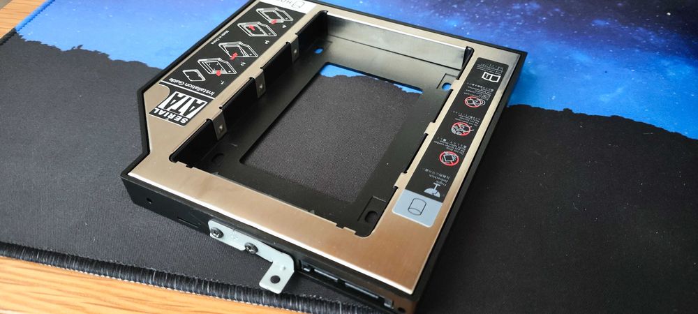 HDD Caddy Adaptador Disco Rígido 7mm para Unidade Ótica