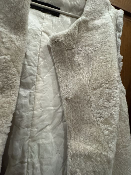 Colete pele de ovelha e raposa